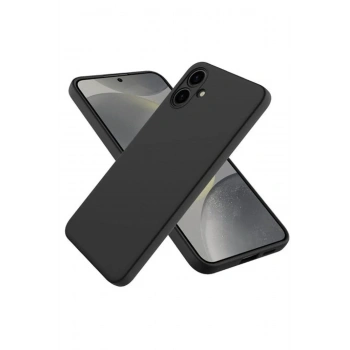 Mey İthalat®  Samsung Galaxy A06 Kılıf First Silikon - Siyah