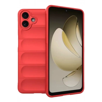 Mey İthalat®  Samsung Galaxy A07 4G Optimum Silikon - Kırmızı