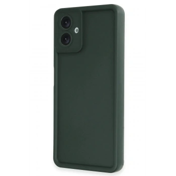 Mey İthalat®  Samsung Galaxy A07 4G Viera Silikon - Koyu Yeşil