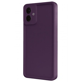 Mey İthalat®  Samsung Galaxy A07 4G Viera Silikon - Mürdüm