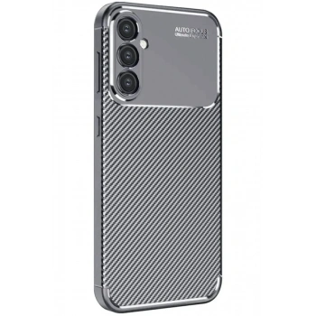 Mey İthalat®  Samsung Galaxy A16 5G Kılıf Auto Focus Karbon Kapak - Gri