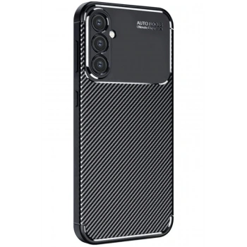 Mey İthalat®  Samsung Galaxy A16 5G Kılıf Auto Focus Karbon Kapak - Siyah
