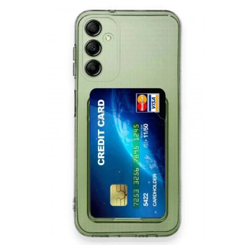 Mey İthalat®  Samsung Galaxy A16 5G Kılıf Kart Şeffaf Silikon - Şeffaf