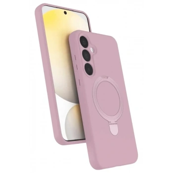 Mey İthalat®  Samsung Galaxy A16 5G Regal Magsafe Standlı Kapak - Açık Pembe