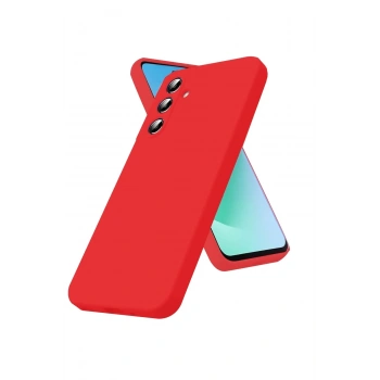 Mey İthalat®  Samsung Galaxy A17 5G Nano içi Kadife Silikon - Kırmızı