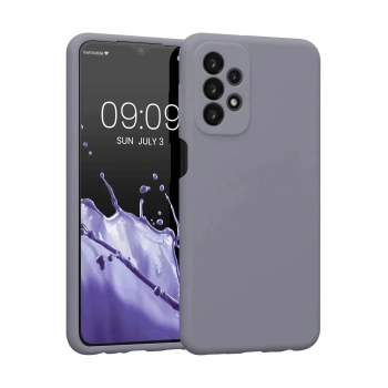 Mey İthalat®  Samsung Galaxy A23 4G Kılıf First Silikon - Gri