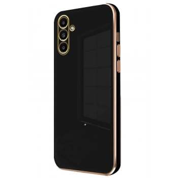 Mey İthalat®  Samsung Galaxy A25 5G Kılıf Volet Silikon - Siyah