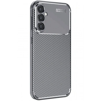 Mey İthalat®  Samsung Galaxy A26 Kılıf Auto Focus Karbon Kapak - Gri