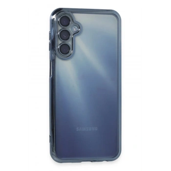 Mey İthalat®  Samsung Galaxy A35 5G Kılıf  Lensli Silikon - Açık Mavi