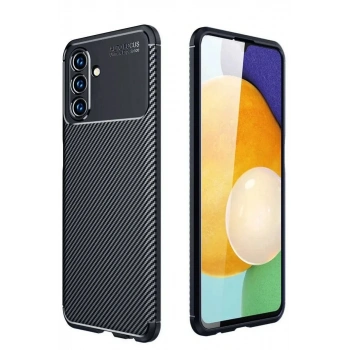 Mey İthalat®  Samsung Galaxy A36 Kılıf Auto Focus Karbon Kapak - Siyah
