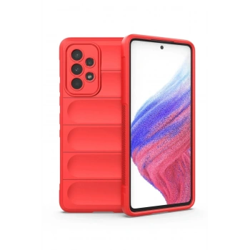 Mey İthalat®  Samsung Galaxy A53 5G Kılıf Optimum Silikon - Kırmızı