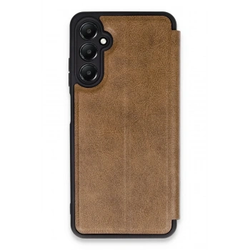 Mey İthalat®  Samsung Galaxy A55 5G Kılıf Flip Cover - Taba