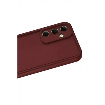 Mey İthalat®  Samsung Galaxy A56 Kılıf Viera Silikon - Bordo