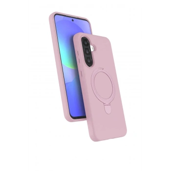 Mey İthalat®  Samsung Galaxy A56 Regal Magsafe Standlı Kapak - Açık Pembe