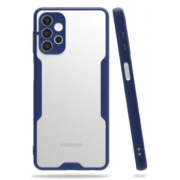 Mey İthalat®  Samsung Galaxy A72 Kılıf Platin Silikon - Lacivert