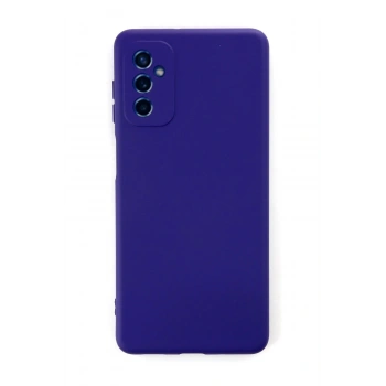 Mey İthalat®  Samsung Galaxy M52 5G Kılıf Nano içi Kadife Silikon - Mor