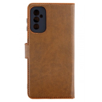 Mey İthalat®  Samsung Galaxy M52 5G Kılıf Trend S Plus Kapaklı Kılıf - Taba