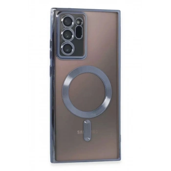 Mey İthalat®  Samsung Galaxy Note 20 Ultra Kılıf Kross Magneticsafe Kapak - Sierra Blue