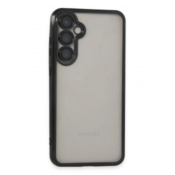 Mey İthalat®  Samsung Galaxy S23 FE Kılıf  Lensli Silikon - Siyah