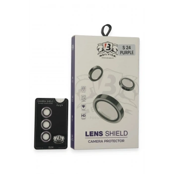 Mey İthalat®  Samsung Galaxy S24 Bilvis Titan Kamera Lens - Derin Mor