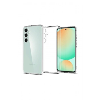 Mey İthalat®  Samsung Galaxy S24 FE Kılıf Lüx Şeffaf Silikon