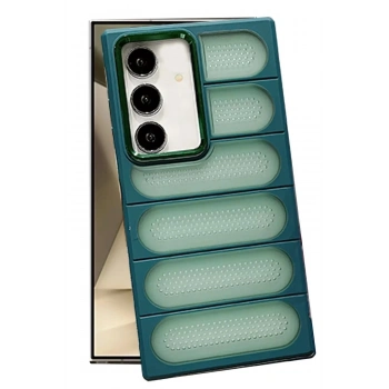 Mey İthalat®  Samsung Galaxy S24 Kılıf Airmax Silikon Kapak - Koyu Yeşil