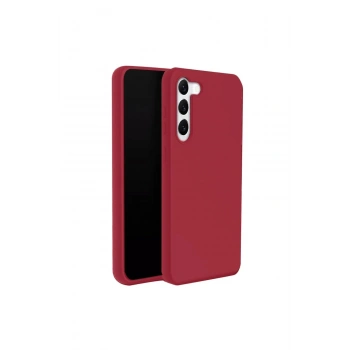 Mey İthalat®  Samsung Galaxy S24 Kılıf First Silikon - Kırmızı