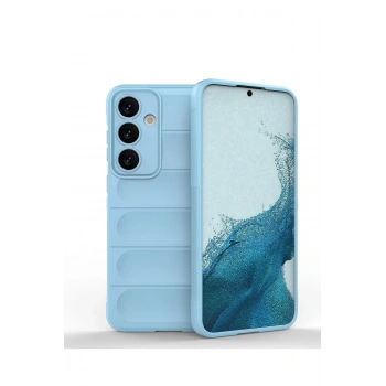 Mey İthalat®  Samsung Galaxy S24 Kılıf Optimum Silikon - Sky Blue