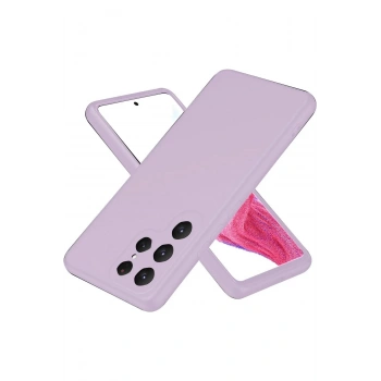 Mey İthalat®  Samsung Galaxy S25 Ultra Kılıf First Silikon - Lila