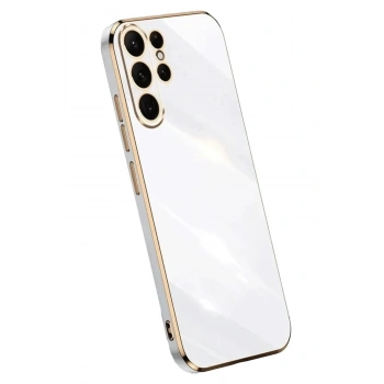 Mey İthalat®  Samsung Galaxy S25 Ultra Kılıf Volet Silikon - Beyaz