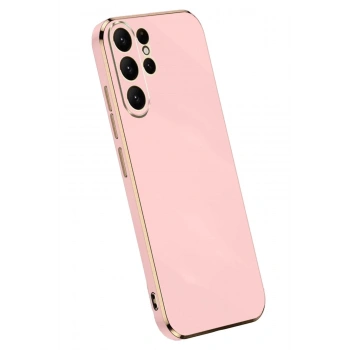 Mey İthalat®  Samsung Galaxy S25 Ultra Kılıf Volet Silikon - Pembe