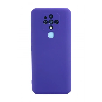 Mey İthalat®  Tecno Camon 16 Kılıf Nano içi Kadife Silikon - Mor