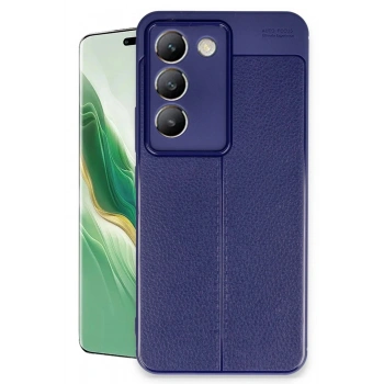 Mey İthalat®  Vivo V30 Lite 4G Kılıf Auto Focus Kapak - Lacivert