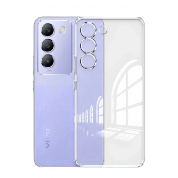 Mey İthalat®  Vivo V30 Lite 4G Kılıf Lüx Şeffaf Silikon