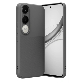 Mey İthalat®  Vivo V50 Lite 4G Auto Focus Karbon Kapak - Gri
