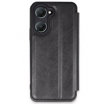 Mey İthalat®  Vivo Y18 Kılıf Flip Cover - Siyah