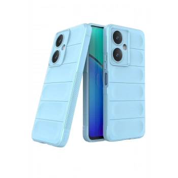 Mey İthalat®  Vivo Y27 Kılıf Optimum Silikon - Sky Blue