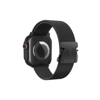 Mey İthalat®   Watch 42mm Milano Metal Kordon - Siyah