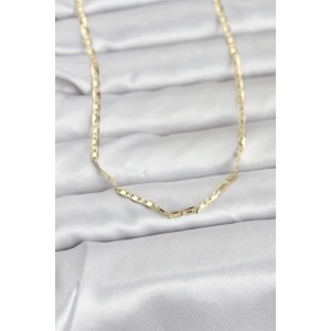 Mey İthalat® CM 14K Gold Renk Gemici Zincir Model 60 cm Kadın Kolye