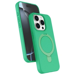 Mey İthalat®   iPhone 14 Pro Max Regal Magsafe Standlı Kapak - Yeşil