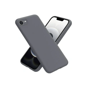 Mey İthalat®  iPhone 16E Kılıf First Silikon - Gri