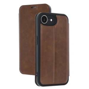 Mey İthalat®  iPhone 16E Kılıf Flip Cover - Taba