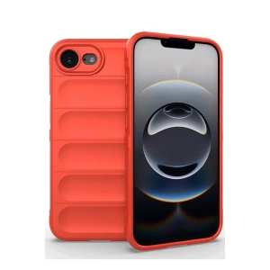 Mey İthalat®  iPhone 16E Kılıf Optimum Silikon - Kırmızı