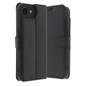 Mey İthalat®  iPhone 16E Kılıf Trend S Plus Kapaklı Kılıf - Siyah