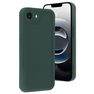 Mey İthalat®  iPhone 16E Kılıf Viera Silikon - Koyu Yeşil