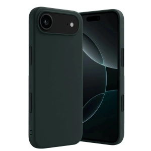 Mey İthalat®   iPhone 17 Air First Silikon - Koyu Yeşil