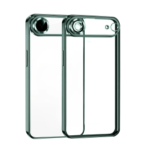 Mey İthalat®   iPhone 17 Air  Lensli Silikon - Yeşil