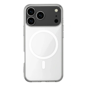 Mey İthalat®  iPhone 17 Pro Max Kılıf Magneticsafe Şeffaf Silikon - Şeffaf