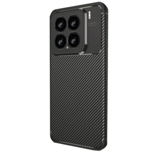 Mey İthalat®   Mi 15 Kılıf Auto Focus Karbon Kapak - Siyah