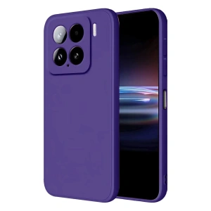 Mey İthalat®   Mi 15 Kılıf Nano içi Kadife Silikon - Mor